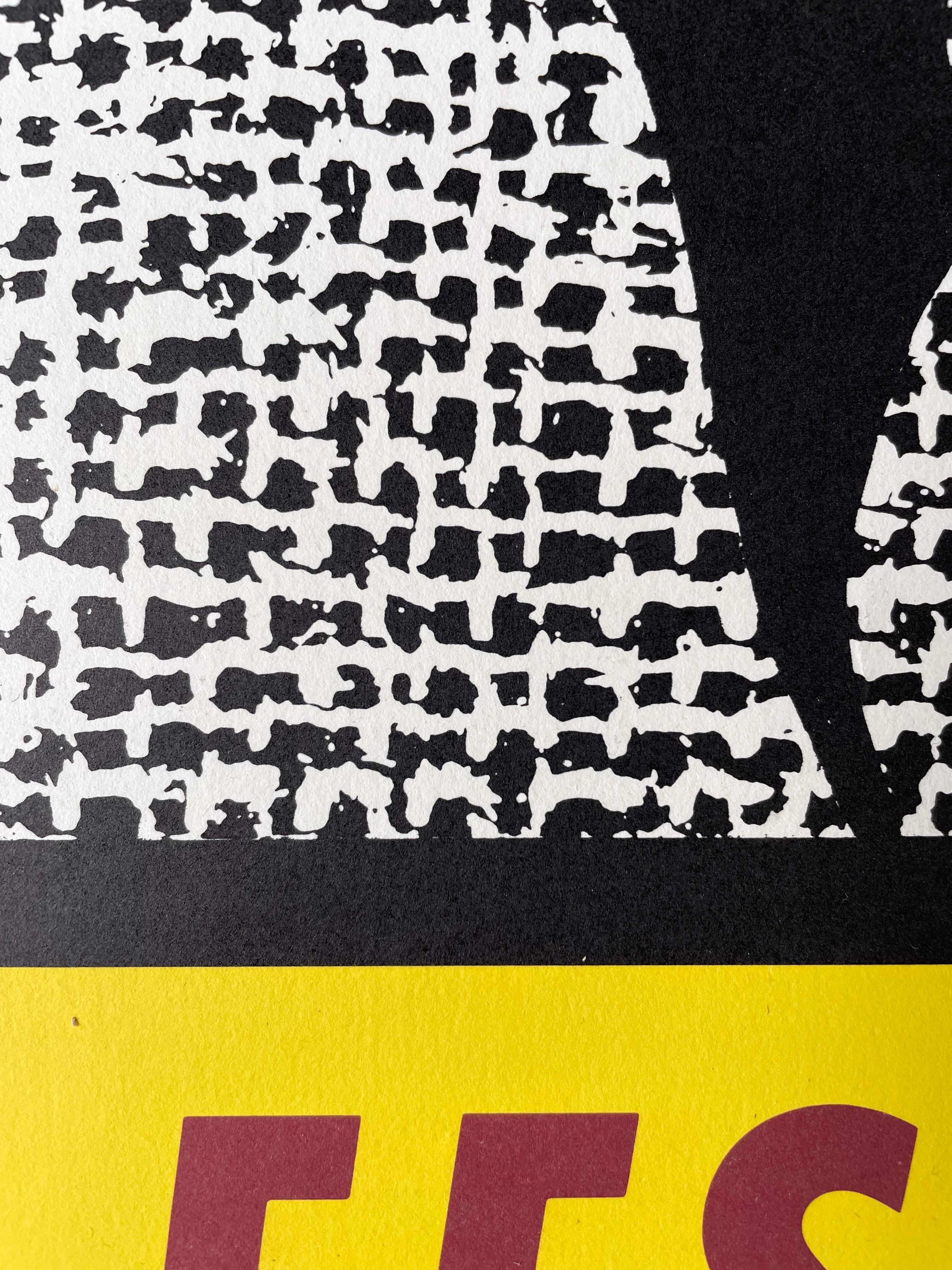 Affiche du Festival Next Wave signée par Roy Lichtenstein Bon état - En vente à New York, NY