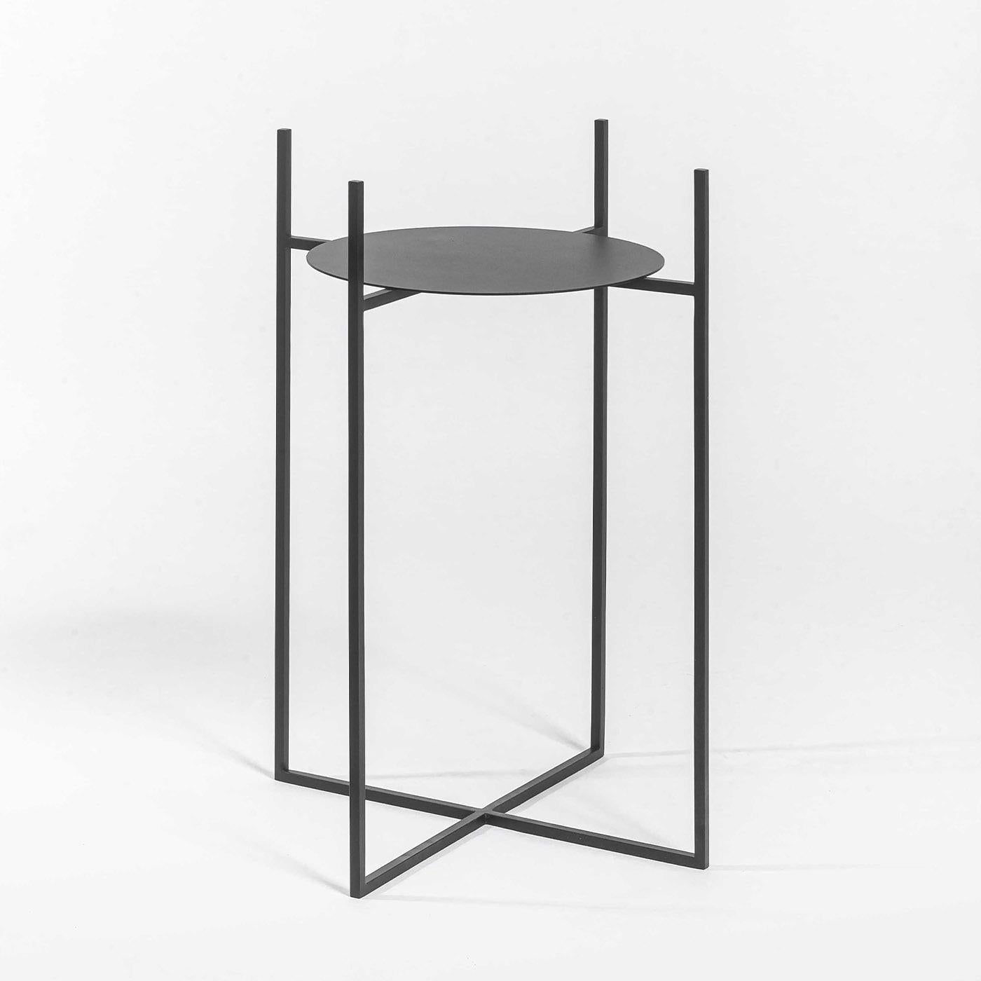 Nexum Medium Black Side Table In New Condition For Sale In Milan, IT