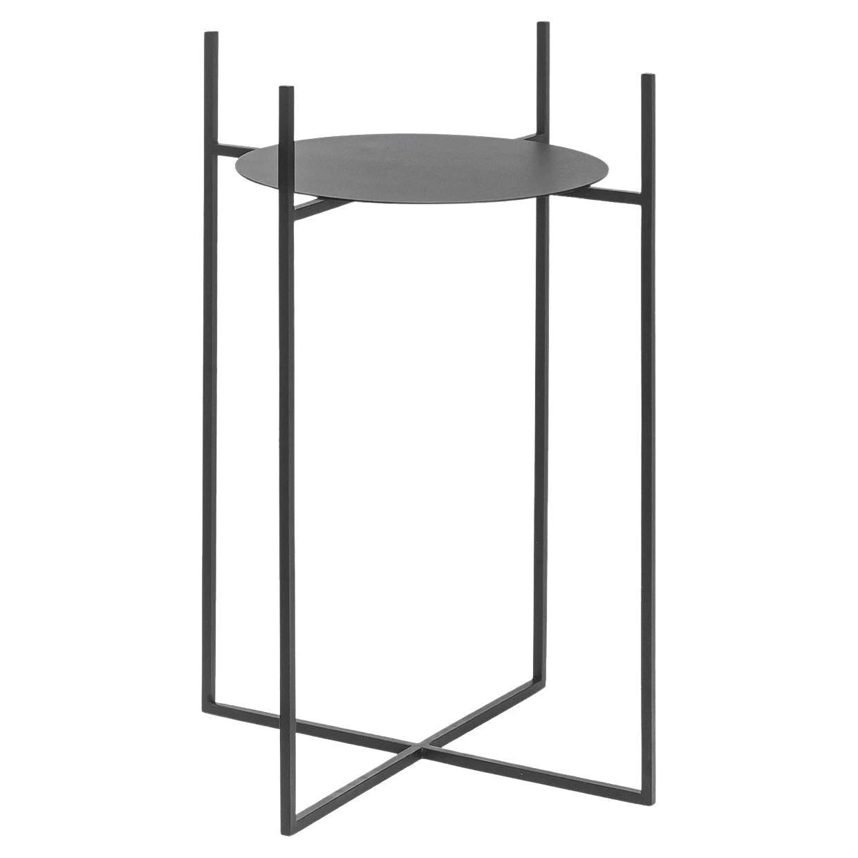 Nexum Medium Black Side Table For Sale