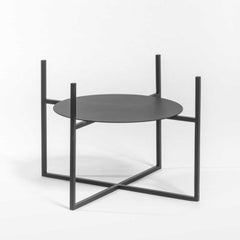 Optisch 30 Schwarzer Übertopf aus Nexum