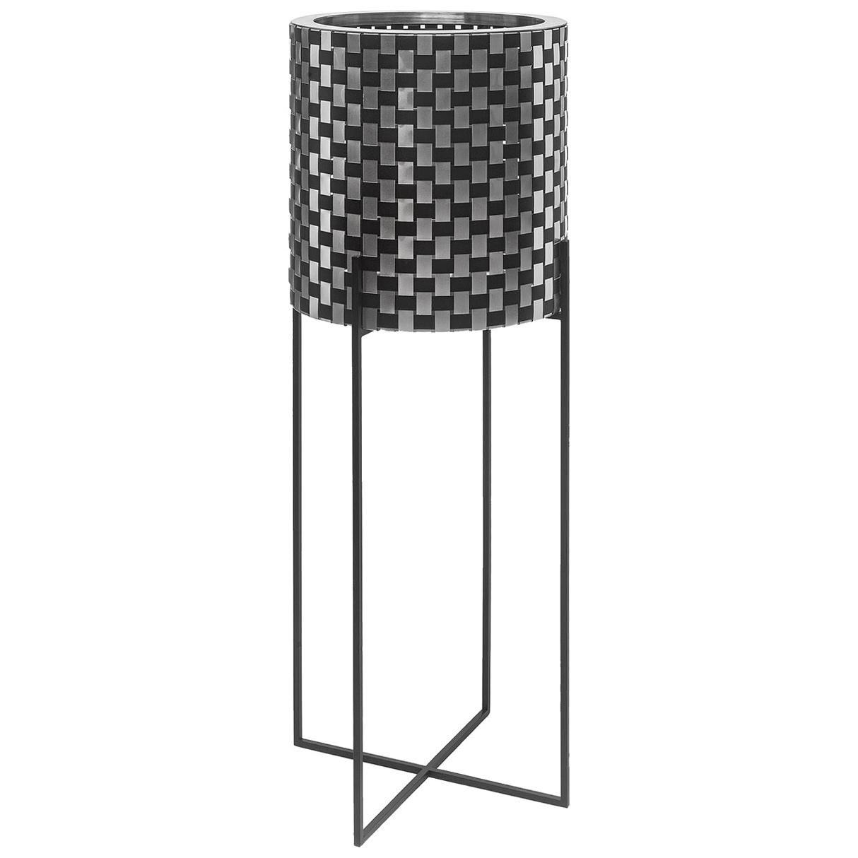 Nexum Optical 80 Black Plant Stand For Sale