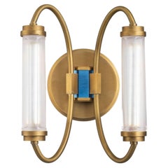 Nexus Double Arm Brass Wall Sconce