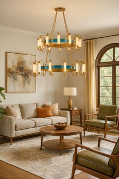Nexus - double tier chandelier
