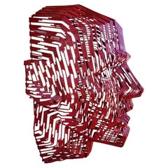NEXUS "The Point Of Connection" Metal Geometric Portrait, Wall Decor