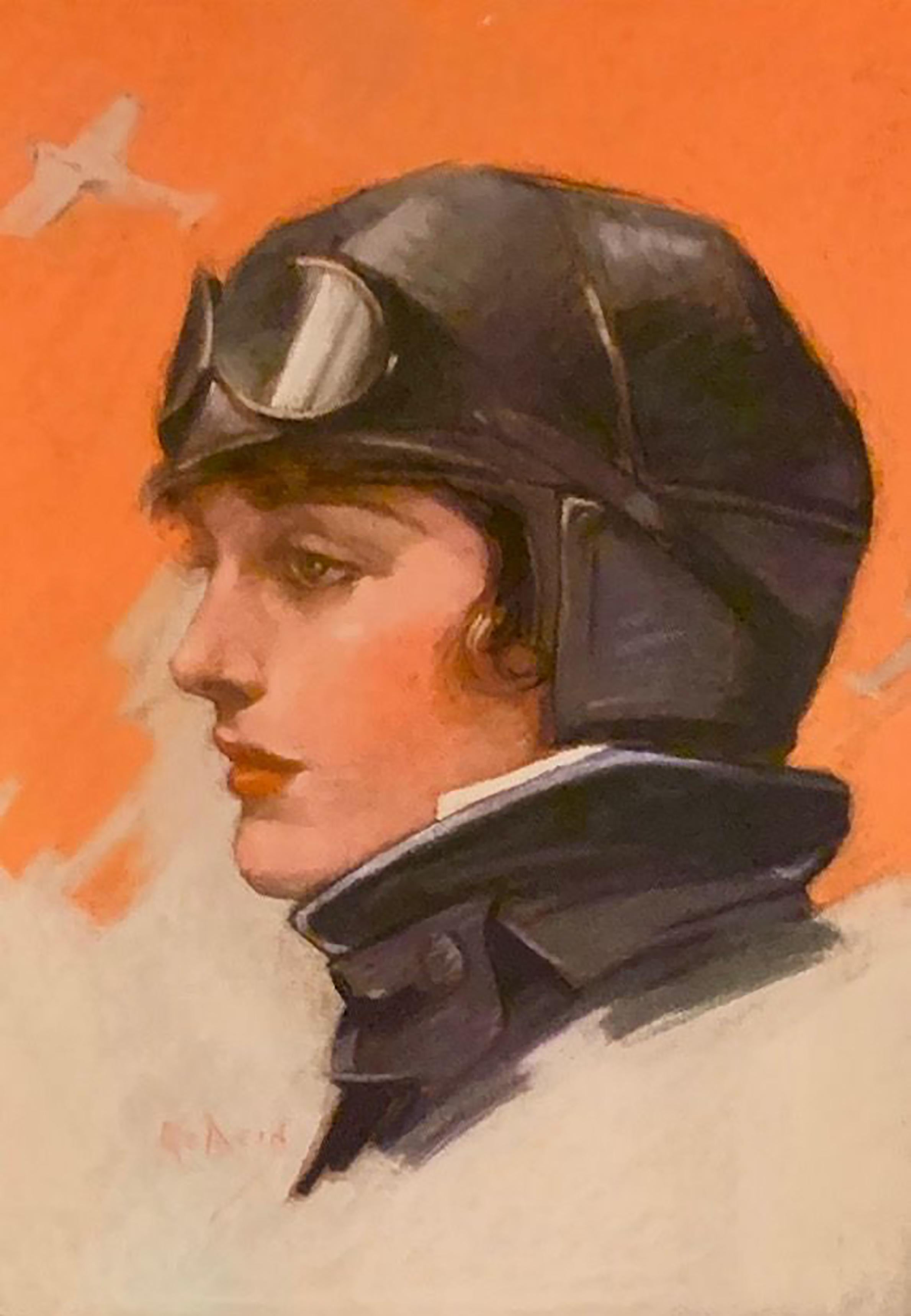 Neysa McMein Portrait Painting - Saturday Evening Post Cover August 11th, 1917