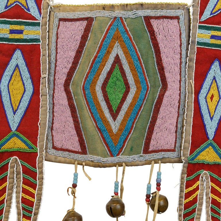 Native American 19th Century Native Nez Perce Beaded Martingale For Sale