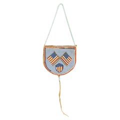 Nez Perce Beaded Patriotic Belt Pouch