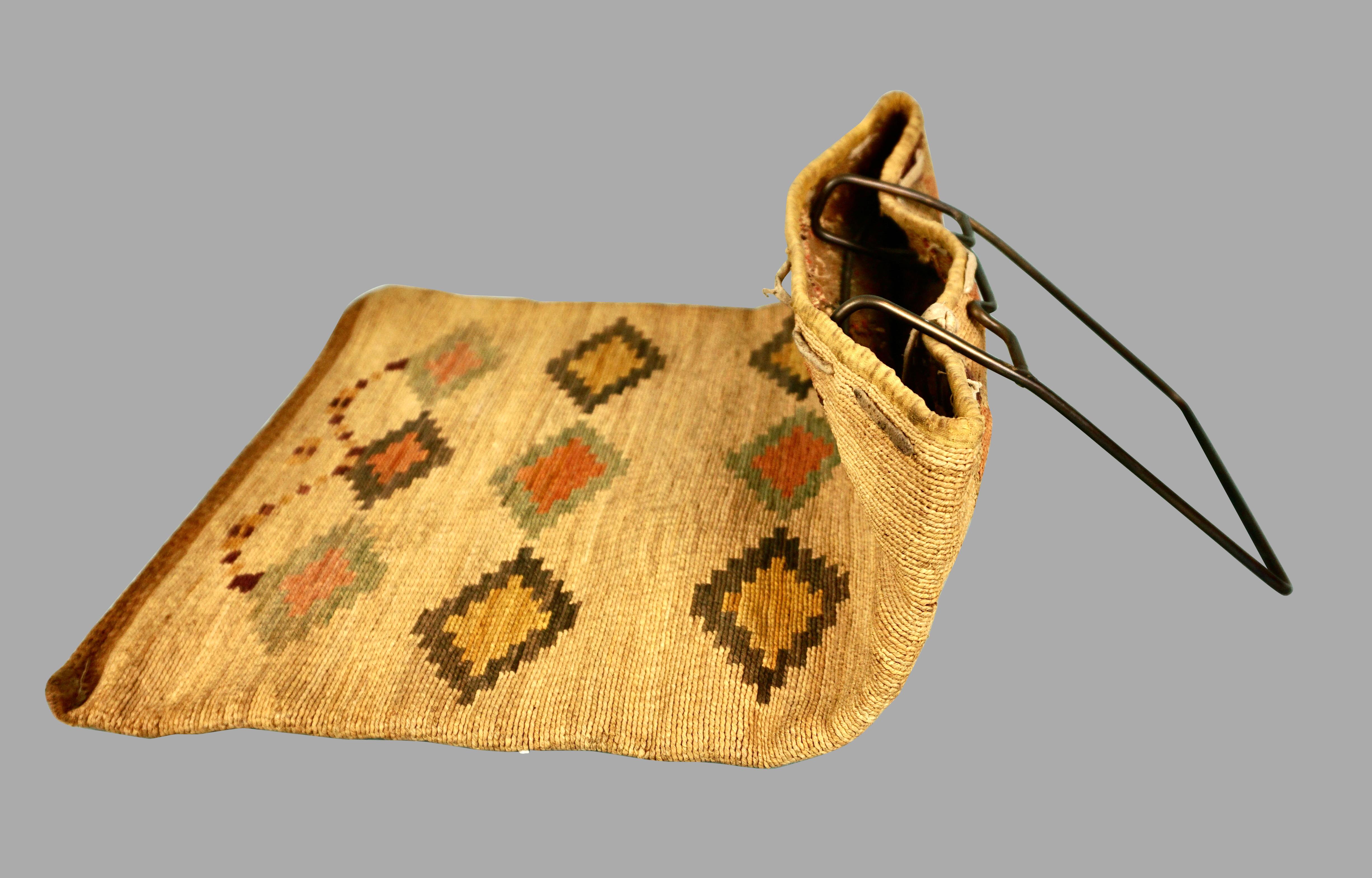 American Nez Perce Cornhusk Bag, 19th Century