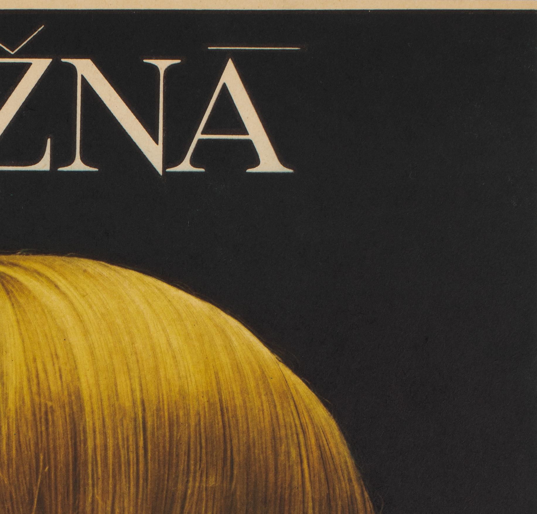 Nezna Une Femme Douce 1970 Original Tschechisches Filmplakat, Olga Poláčková-Vyleťalová im Angebot 3