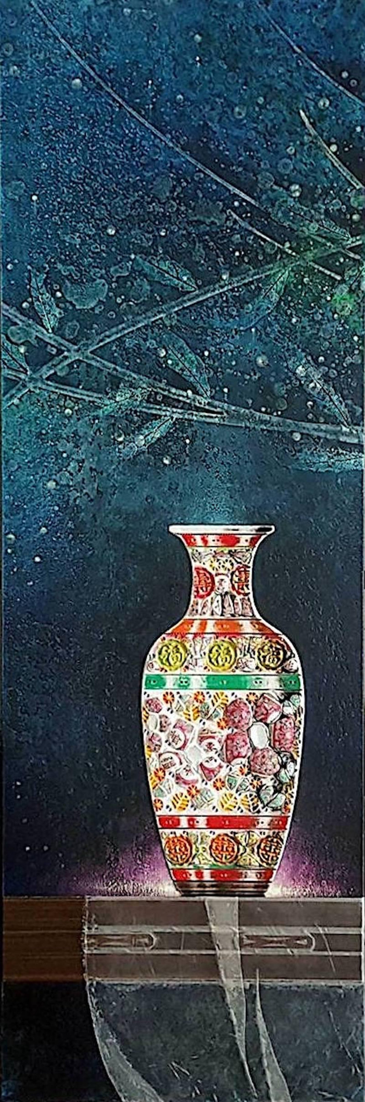 Ng Foo Cheong Original Chinese Ceramic Painting Contemporary Art
