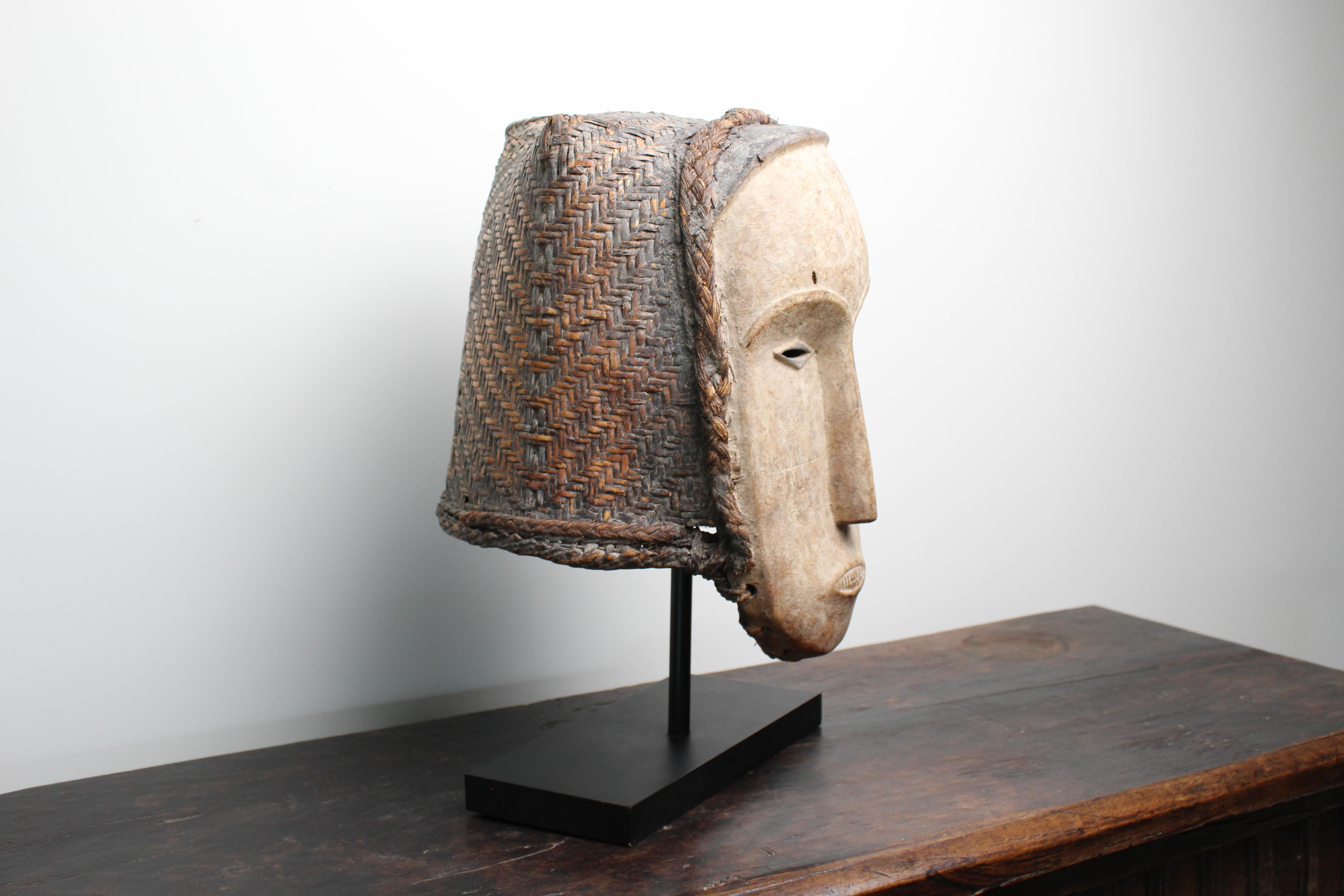 Wood Ngil mask Fang tribe Gabon