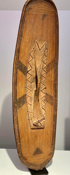 Ngombe Doko tribe Tribal wicker Shield - DR Congo - 19th Century - African Art