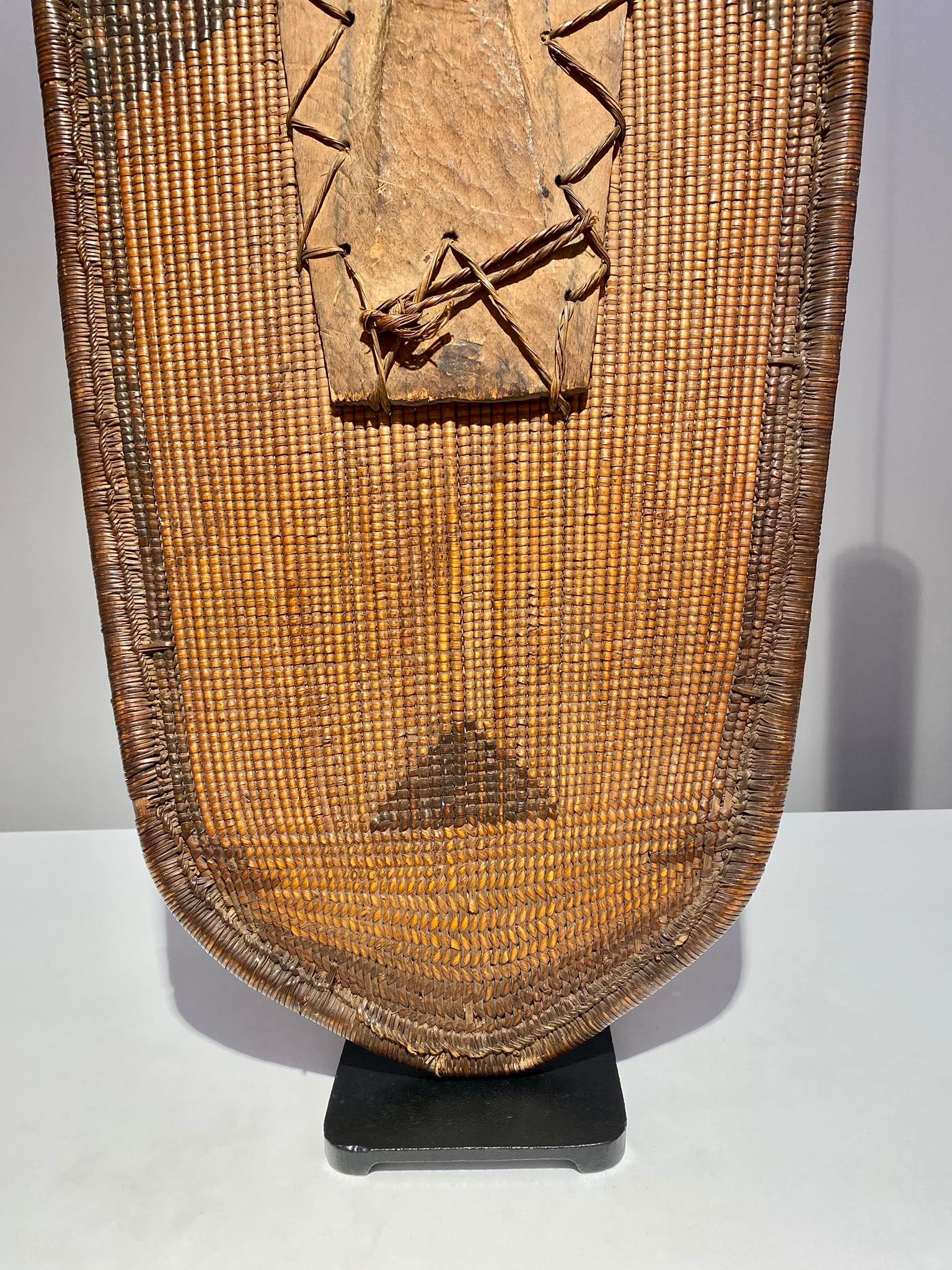 Ngombe Doko tribe Tribal wicker Shield - DR Congo - 19th Century - African Art For Sale 2