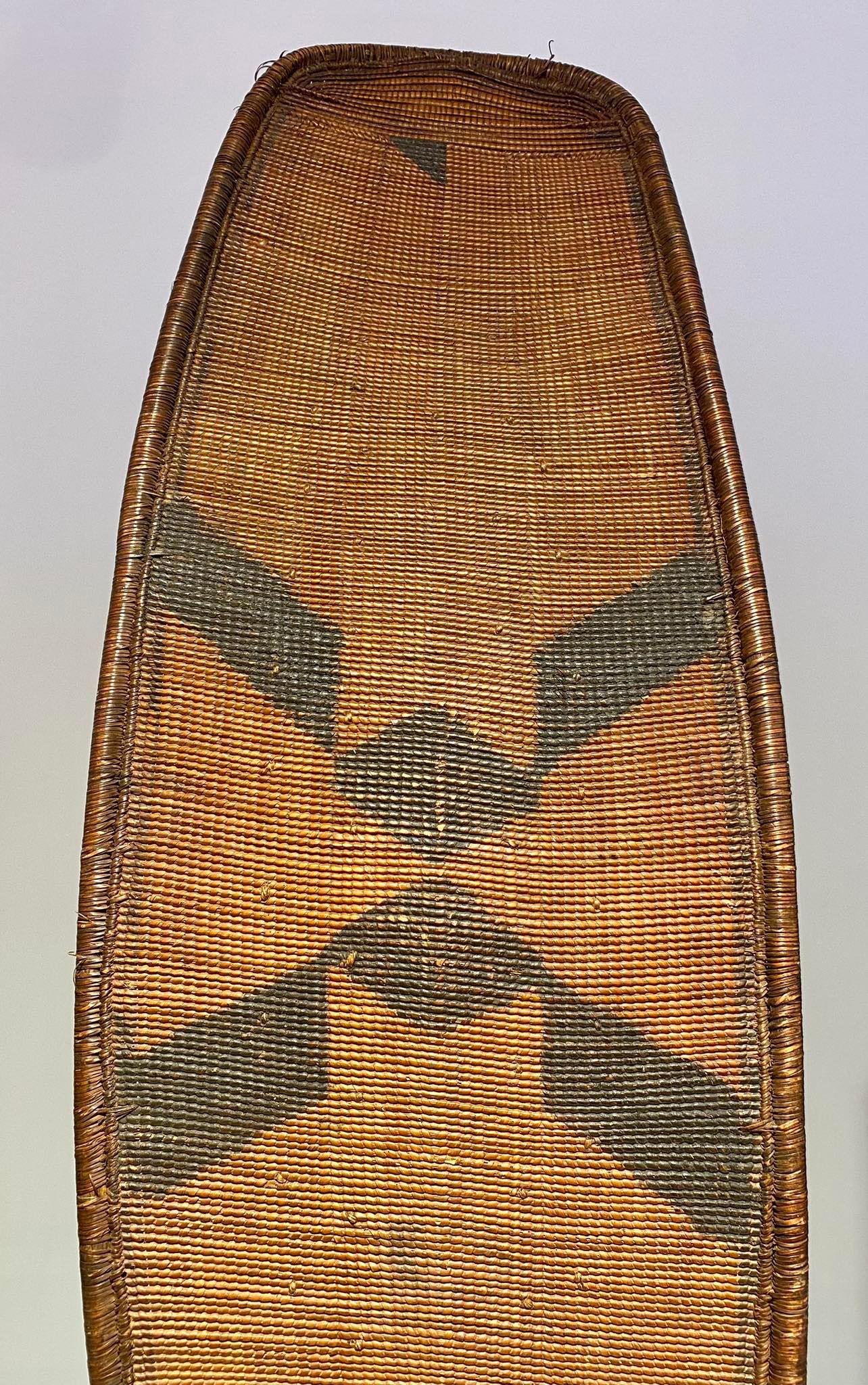 Ngombe Doko tribe Tribal wicker Shield - DR Congo - 19th Century - African Art For Sale 3
