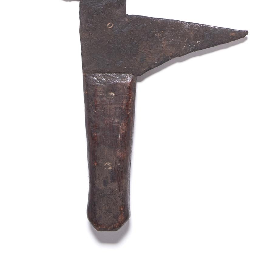 Ngombe-Wurfmesser, um 1900 (Rustikal) im Angebot