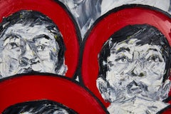 "My Friends with Red Hats"