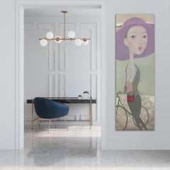 'Out for a Ride', Figurative Portrait Painting