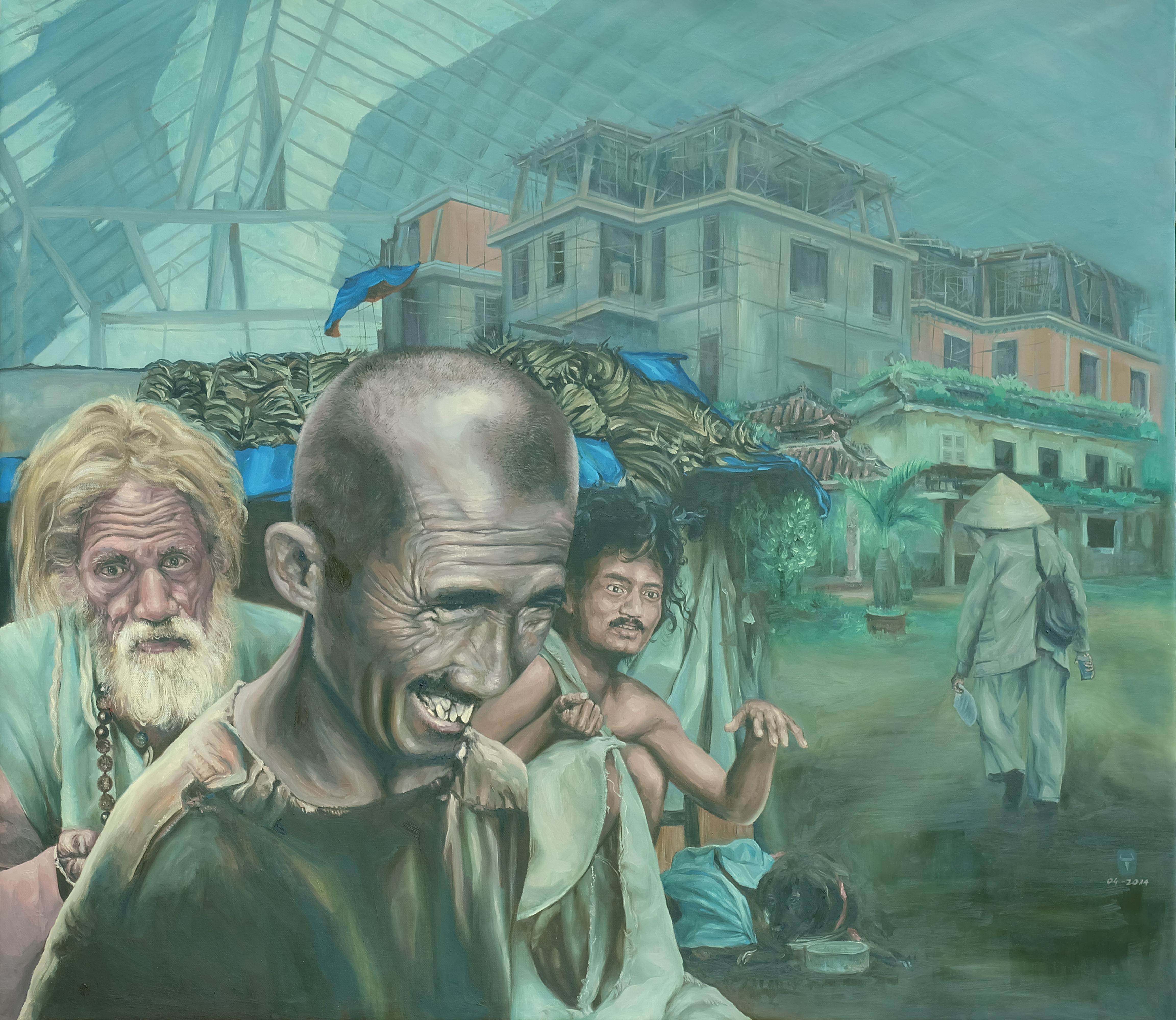 Figurative Painting di Nguyen Vinh Trung - "Attribuzione"