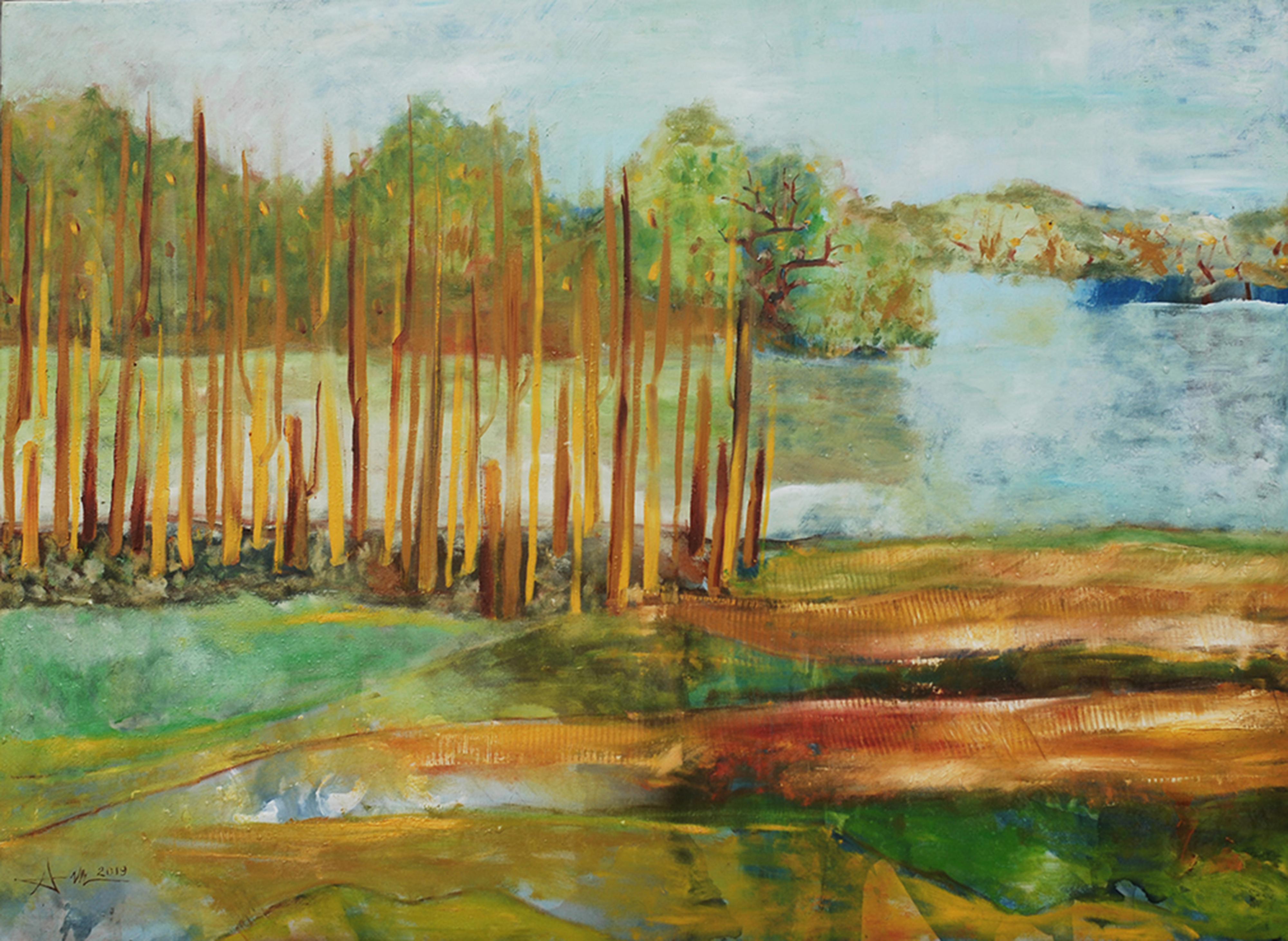 Nguyen Xuan Anh Landscape Painting - Soul Scape