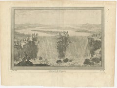 Niagara Falls, Cataracte de Niagara – Early French Engraved View, c.1780