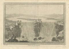 Niagara Falls, Cataracte de Niagara – Early French Engraved View, c.1780