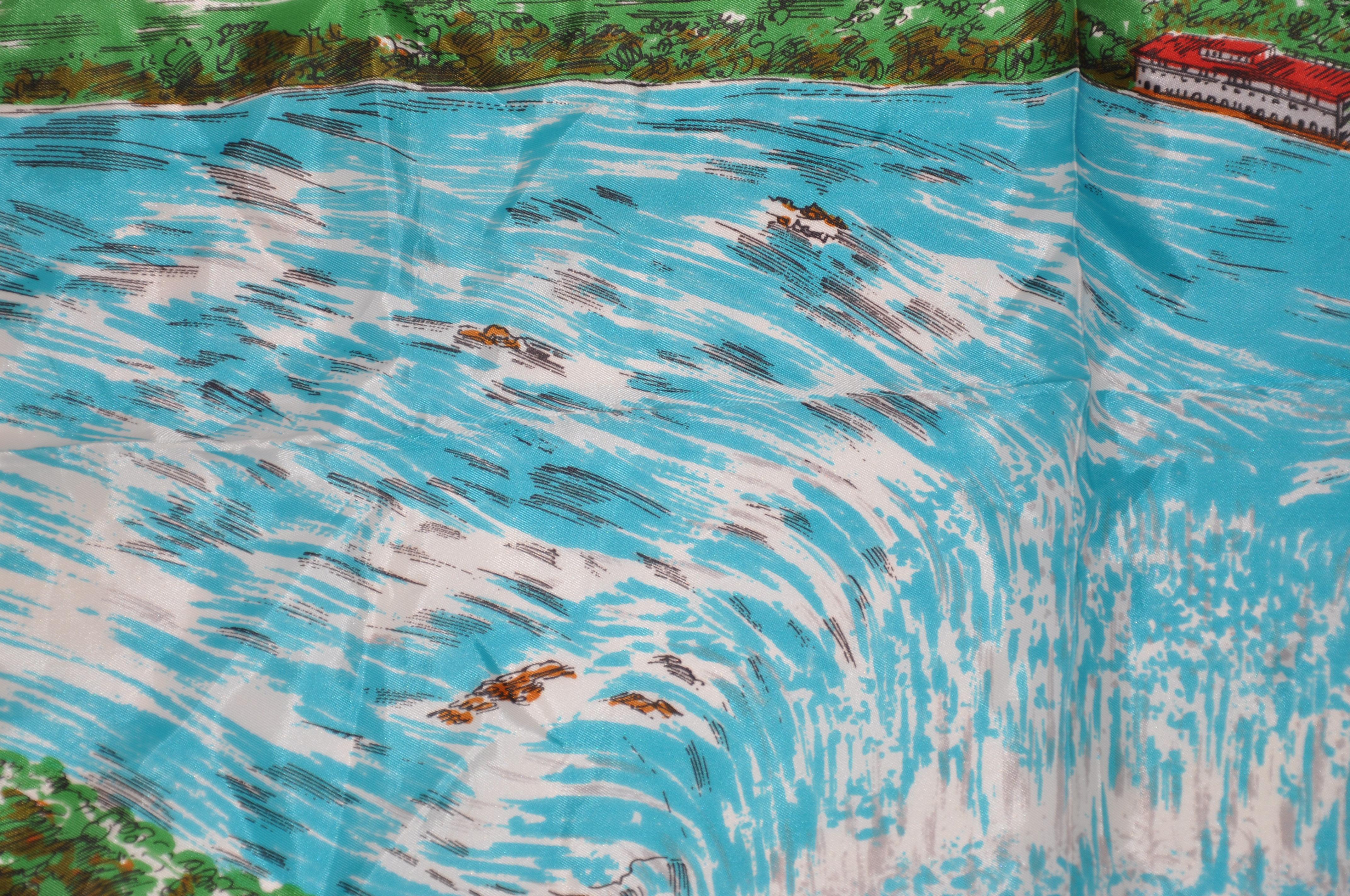 „Niagarafälle“ Wunderschön detaillierter Schal für Damen oder Herren im Angebot