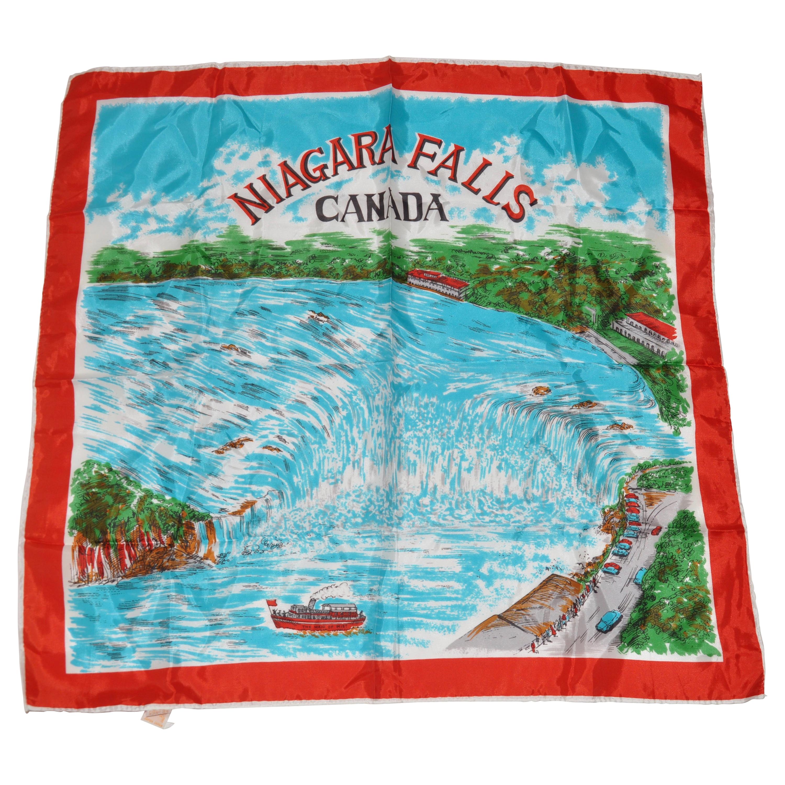 "Niagara Falls" Wonderfully Vivid Detailed Scarf