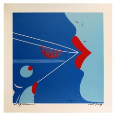 Niagara Lipstick Traces Signed Artist Proof Contemporary Giclee Unframed