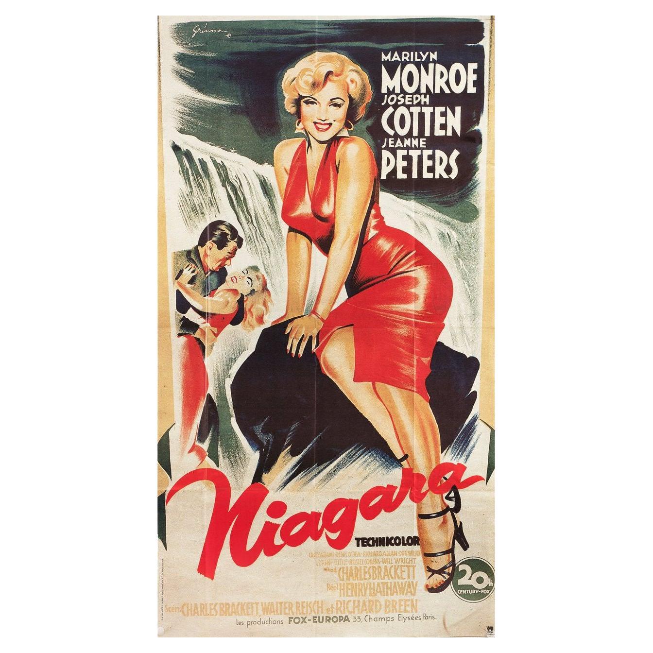 Niagara R1980s French Pantalon Film Poster For Sale