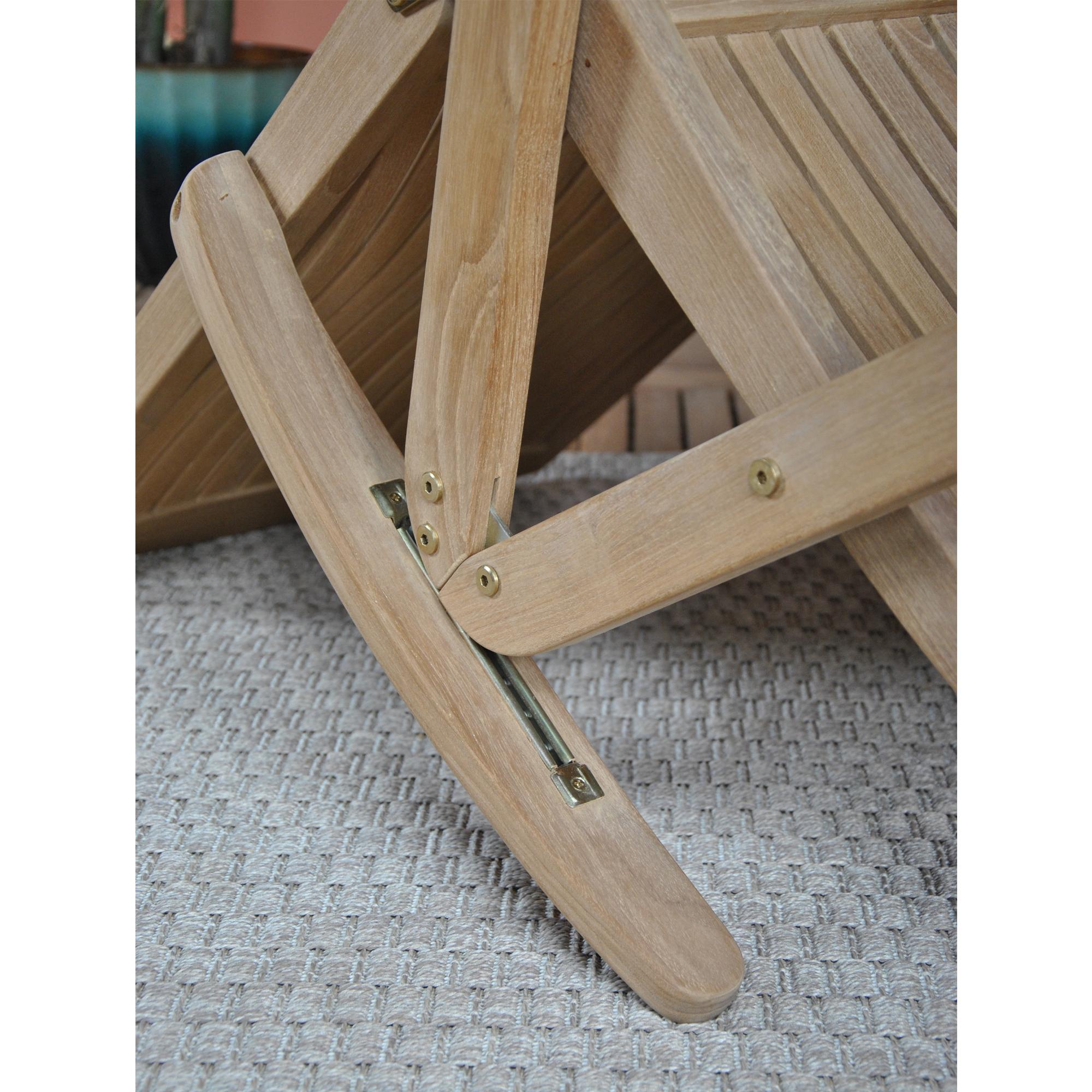 Niagara-Kornwallstuhl aus Teakholz im Angebot 5