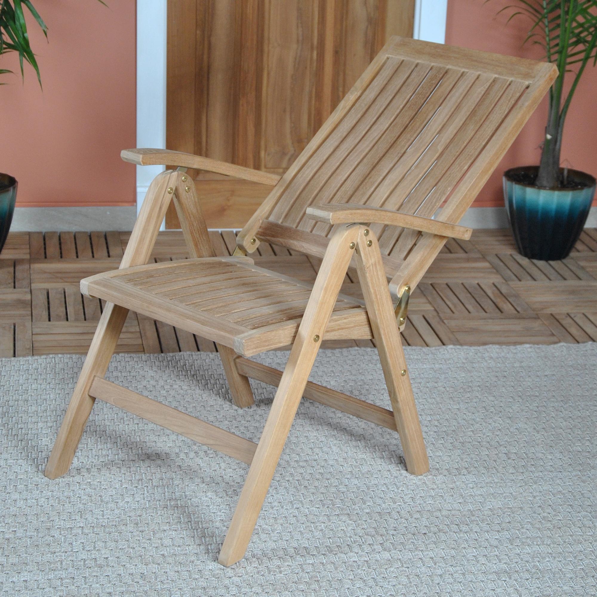Chaise Niagara Teak Crown Neuf à Annville, PA