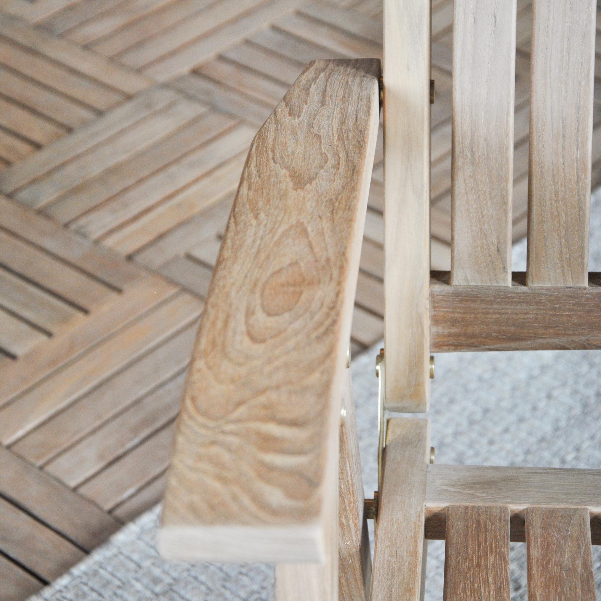 Teck Chaise Niagara Teak Crown