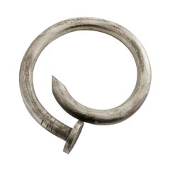 Niall Large Sculpture 2163 - Antique Aluminum Nail