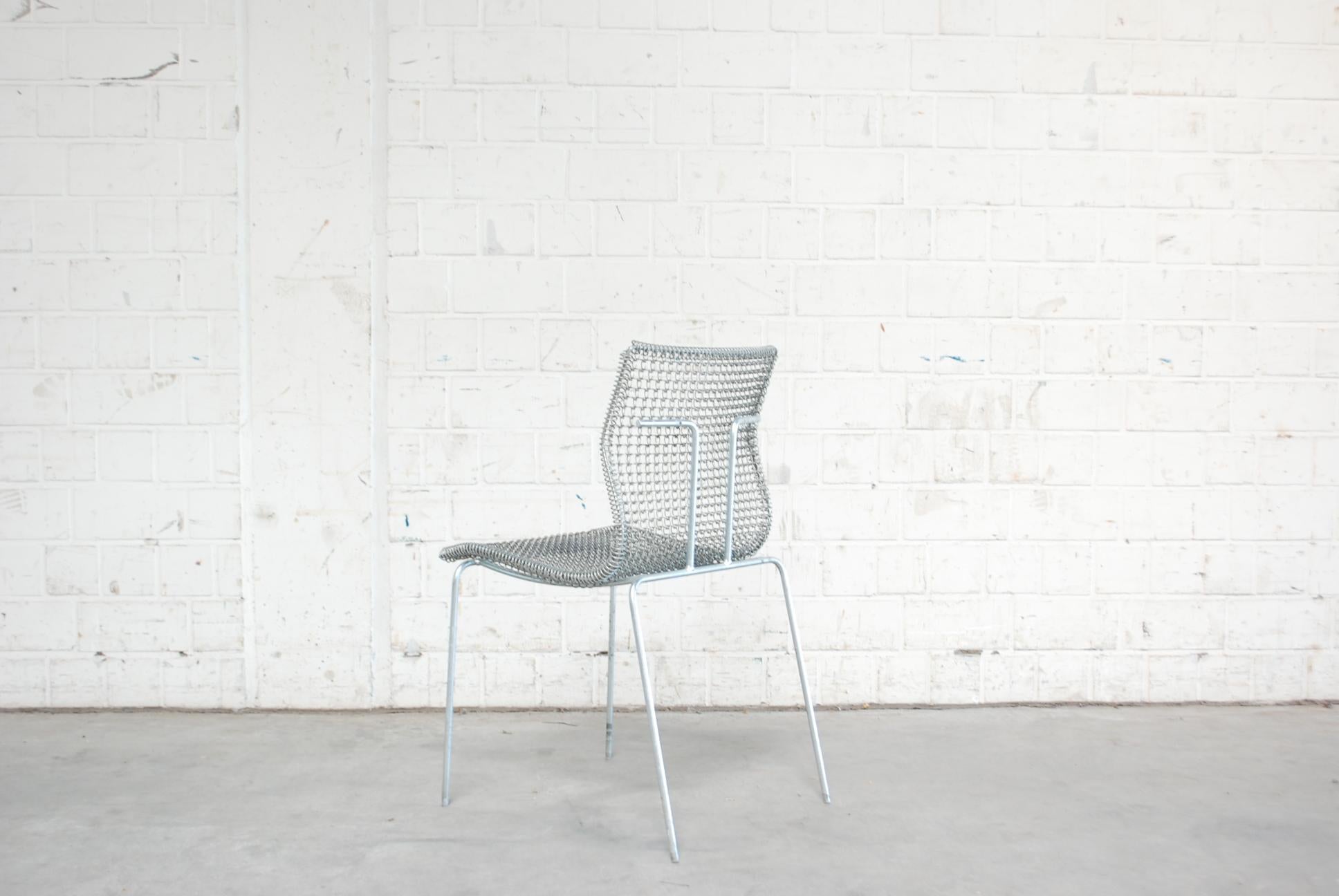 Galvanized Niall O`Flynn for Spectrum Model Rascal Chair, 1997 For Sale