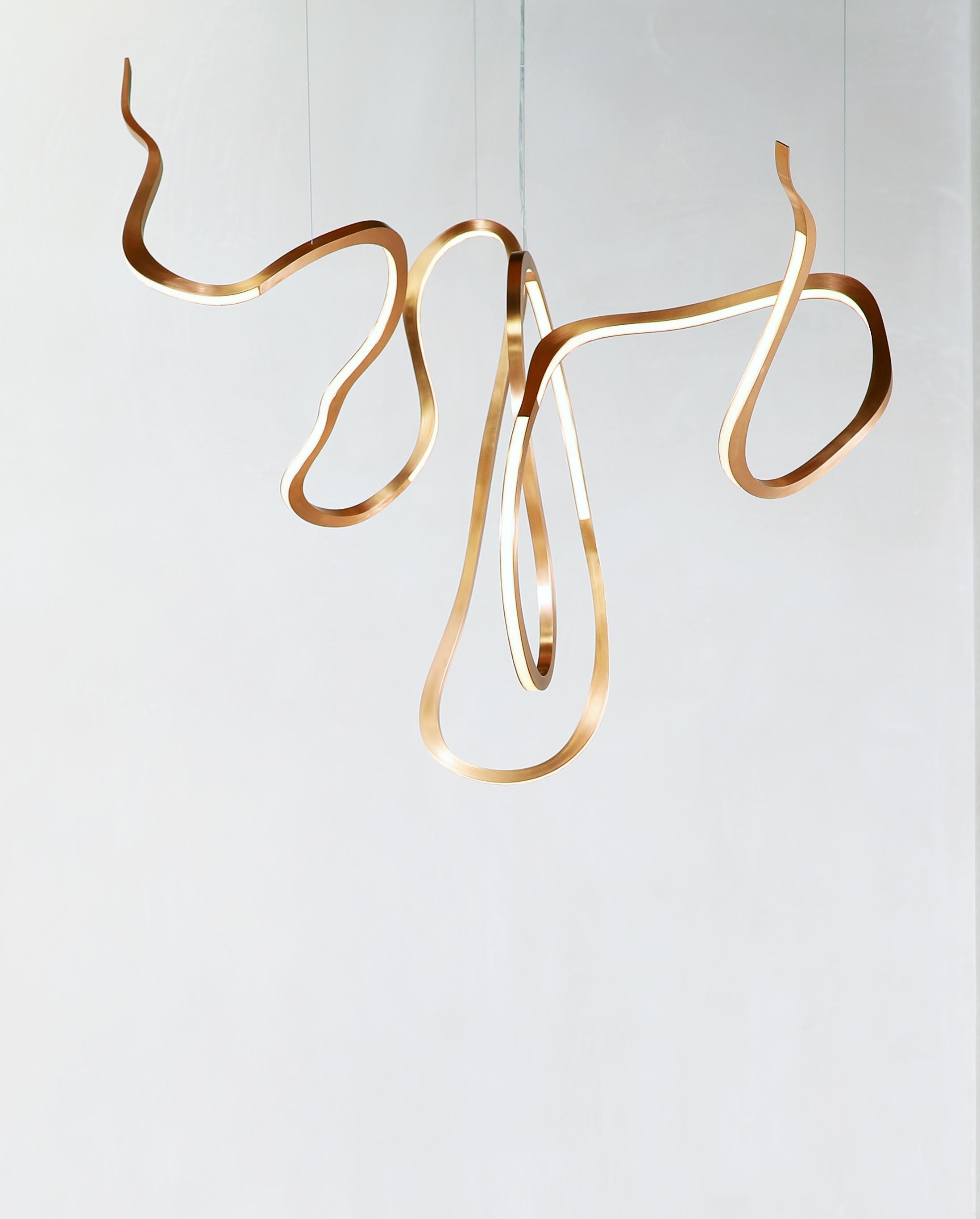 Contemporary Niamh Barry, Artist's Hand IV, Suspended Light Sculpture, Ireland, 2020 For Sale