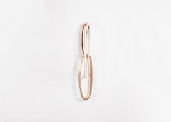 Wandskulptur "Fouette" von Niamh Barry mit Leuchtkörpern, Irland, 2013