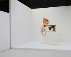 Niamh Barry, Negli occhi di, scultura luminosa in bronzo lucidato, Irlanda, 2023