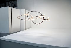 Niamh Barry, "On It Goes", scultura di luce sospesa, Irlanda, 2018