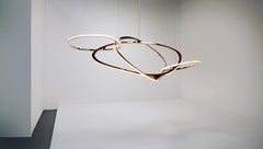 Niamh Barry, "On It Goes II", scultura luminosa sospesa, Irlanda, 2020