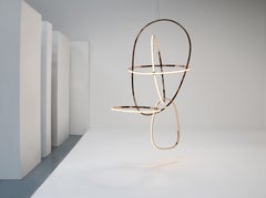 Niamh Barry, "Tilted Head II, " Suspended Light Sculpture, Ireland, 2016