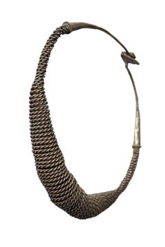 Nias Tribe 'Nifatali-tali' Hand-Woven Wire Necklace, Indonesia c. 1900