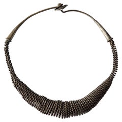 Nias Tribe 'Nifatali-tali' Hand-Woven Wire Necklace, Indonesia c. 1900
