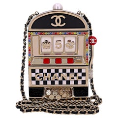 NIB Chanel 23C Monaco Slot Machine Casino Minaudière Evening Clutch Bag 67196