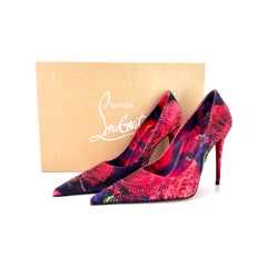 NIB Christian Louboutin Kate Max Roses Strass 100 Crystal Embellished Pumps 36.5