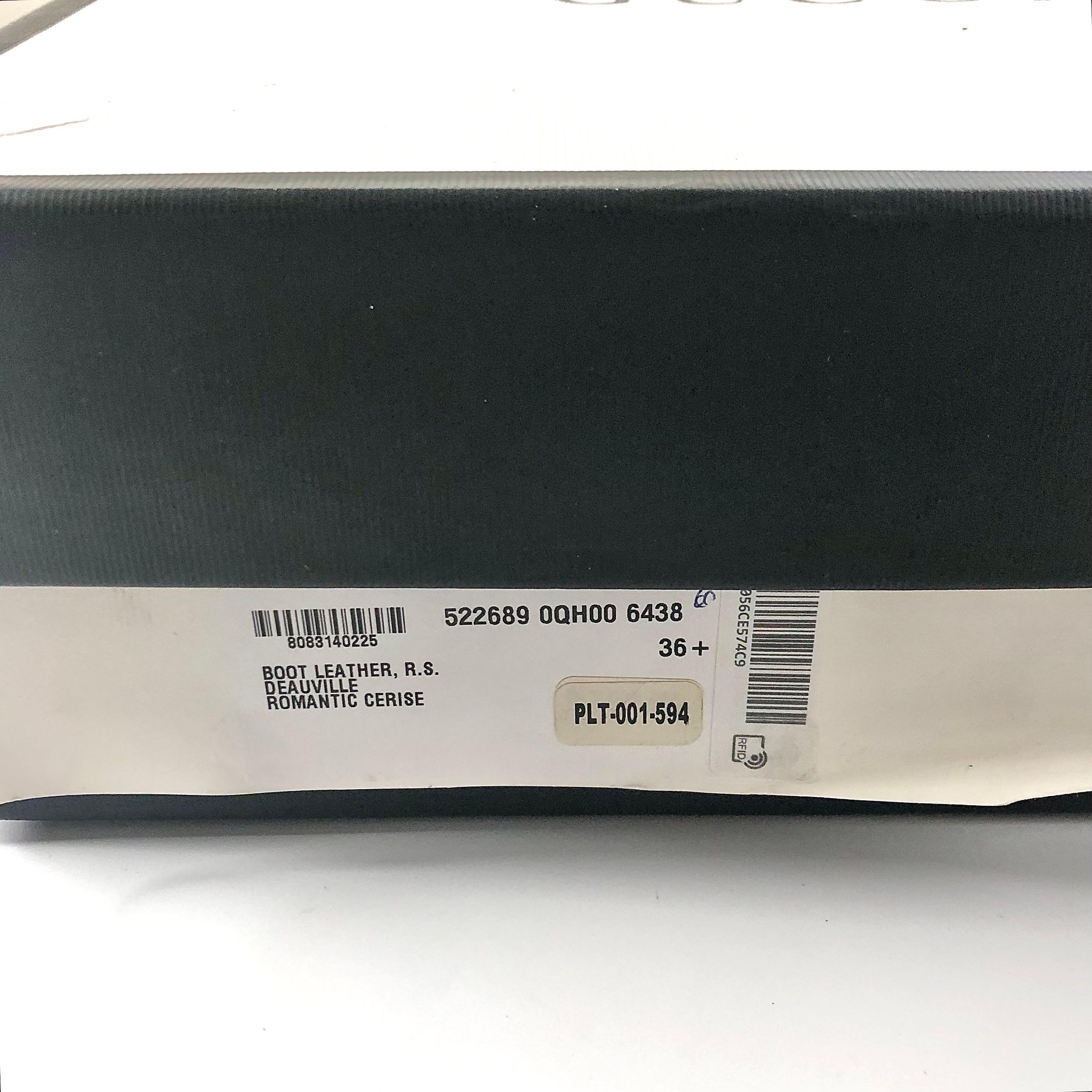 NIB Gucci Slouch Stivali sopra il ginocchio in pelle rossa 36.5 in vendita 4