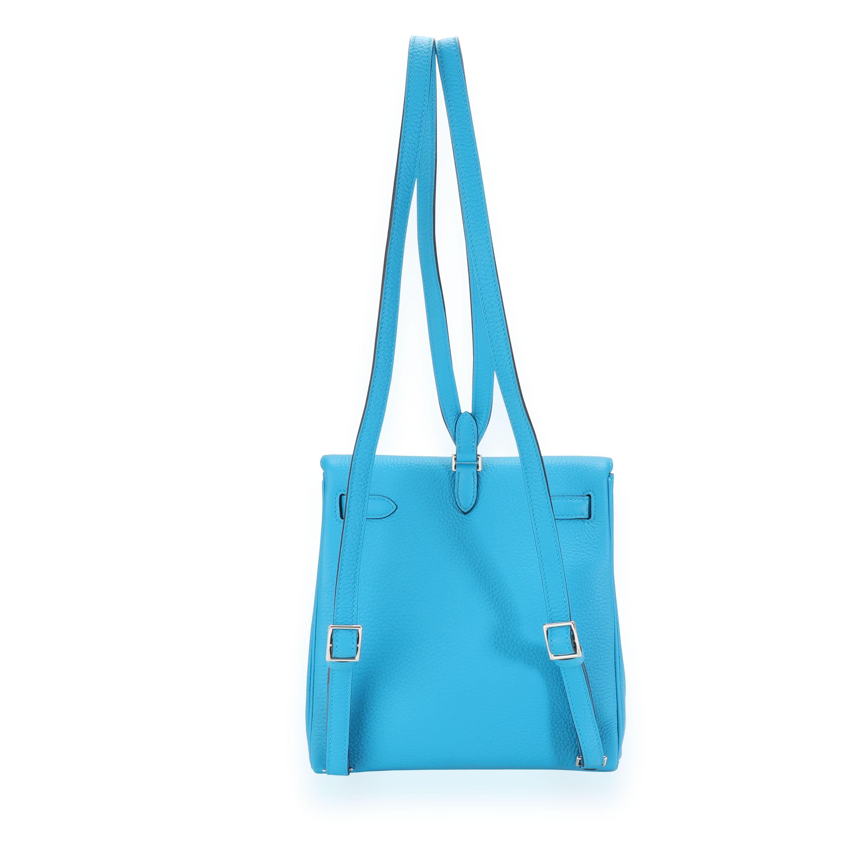 NIB Hermès Bleu Frida Clémence Kelly Ado II Backpack PHW
SKU: 111786
MSRP:  
Condition: Pre-owned (3000)
Condition Description: 
Handbag Condition: Mint
Condition Comments: Mint Condition. Plastic on hardware. No visible signs of wear. Final
