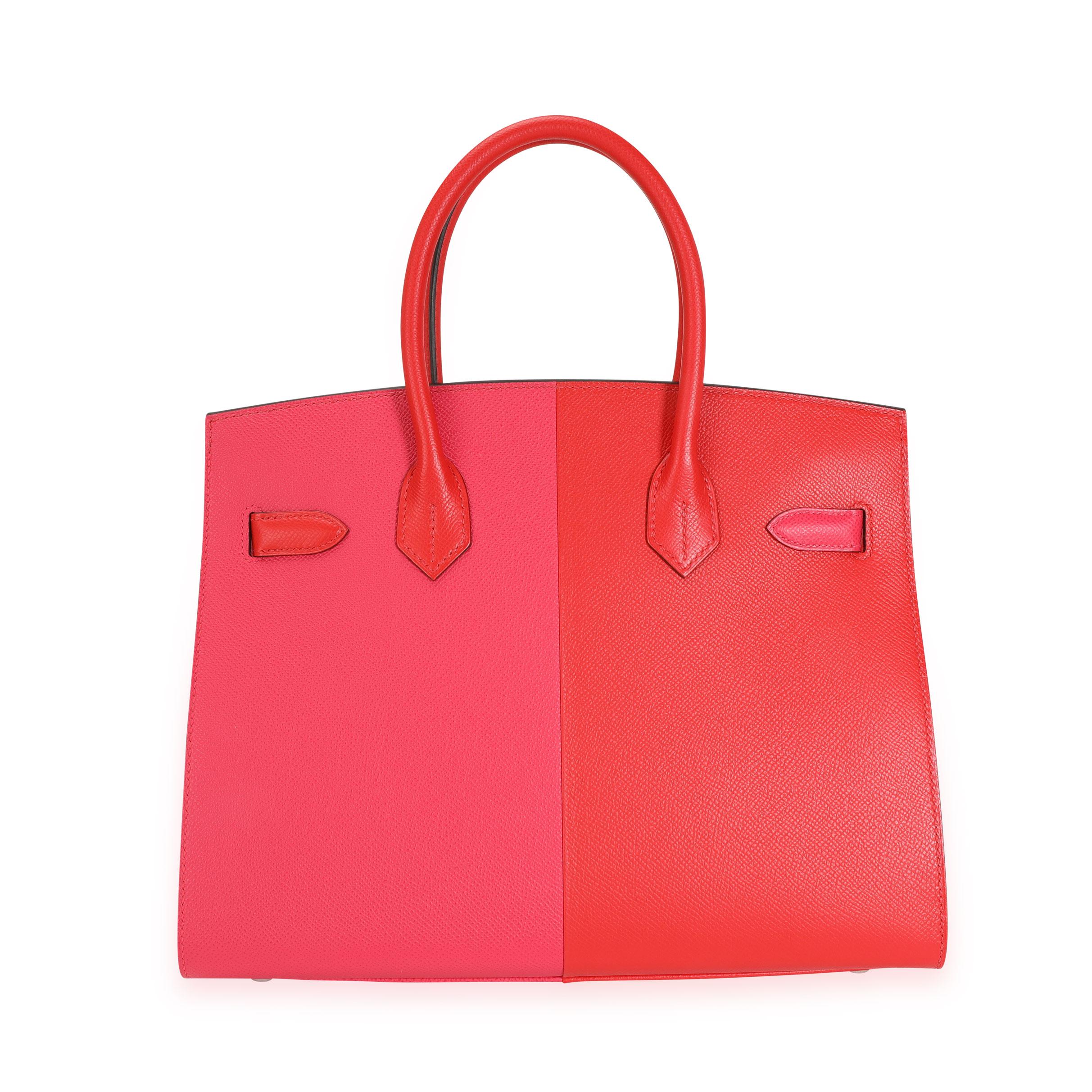 Listing Title: NIB Hermès Rouge De Coeur & Rose Extreme Epsom Sellier Birkin 30 PHW
SKU: 116487
Condition: Pre-owned 
Handbag Condition: Mint
Condition Comments: Mint Condition. Plastic on hardware. No visible signs of wear. Final sale.
Brand: