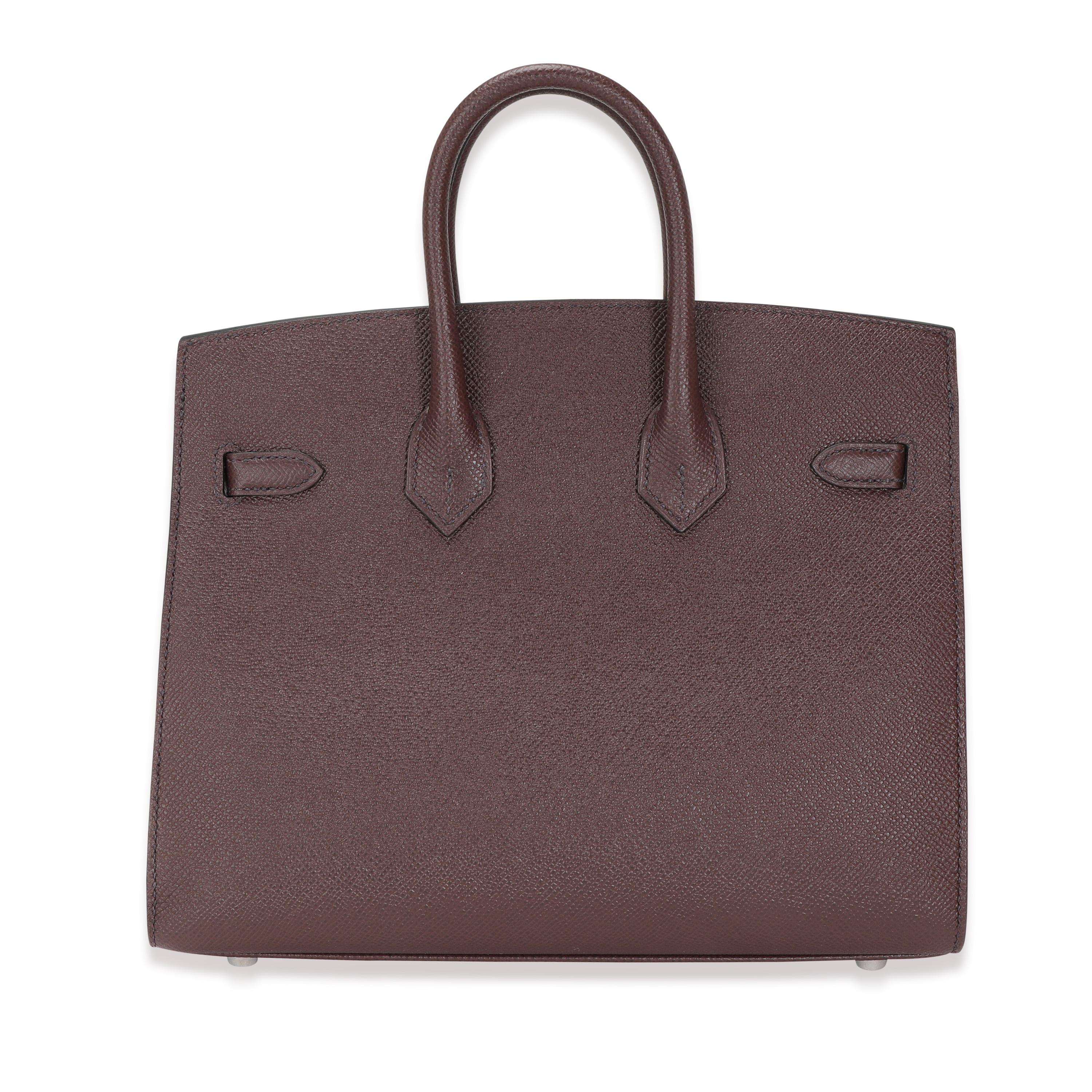 Listing Title: NIB Hermès Rouge Sellier Epsom Sellier Birkin 25 PHW
SKU: 118717
Condition: Pre-owned (3000)
Handbag Condition: Mint
Condition Comments: Mint Condition. Plastic on hardware. No visible signs of wear. Final sale.
Brand: Hermès
Model: