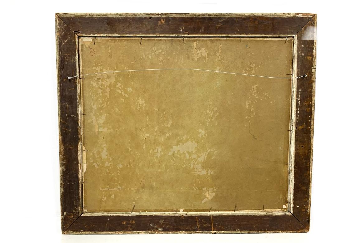 Abadía de Niberg (Am. 1920-1990)  Óleo Sobre Cartulina Parque de Atracciones Pintado a mano en venta