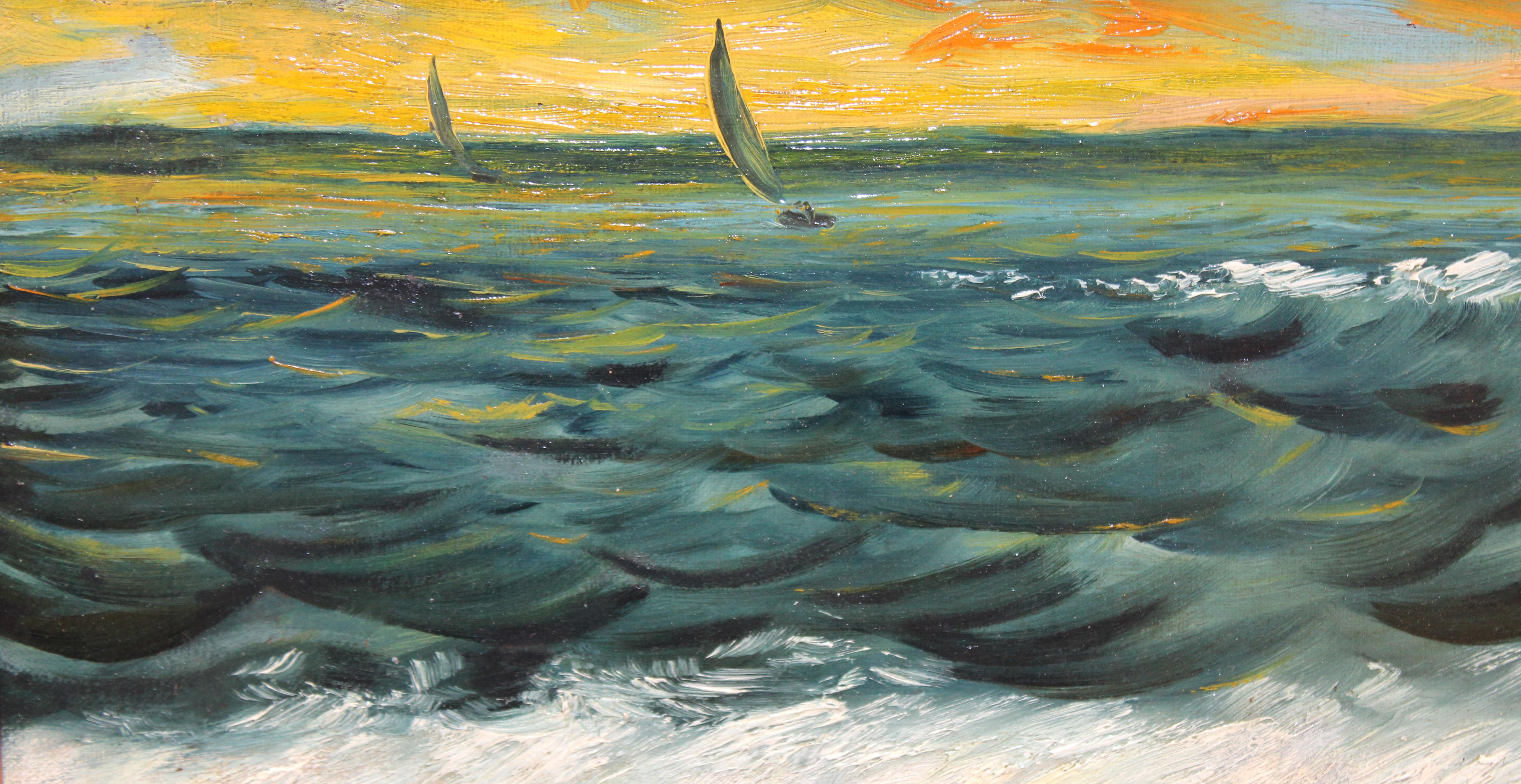 Firmado en la parte inferior y fechado del año 1907

Se presenta enmarcada la obra (el marco tiene alguna ligera faltas de policromía)

El estado de la obra es bueno aunque ha tenido algunas restauraciones

Medidas Pintura: 85 x 104 cm.

Medidas